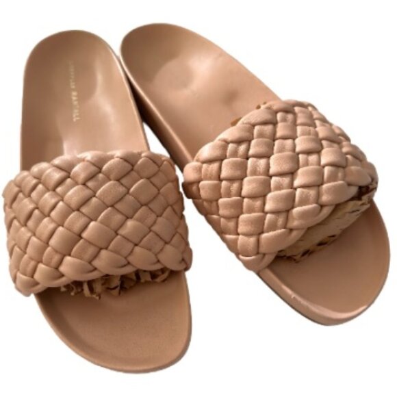 LOEFFLER RANDALL Sonnie Woven Slide Sandals Ballet Pink Womens Size 11B - Picture 3 of 10
